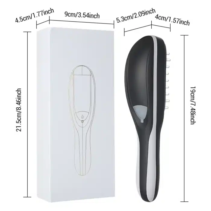 Brosse massage cuir chevelu pousse 10