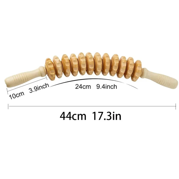Rouleau de massage en bois 7