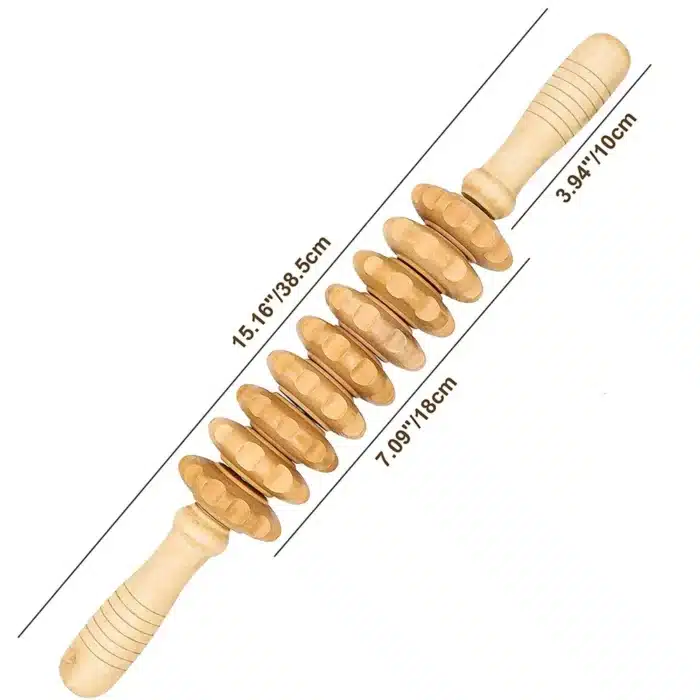 Rouleau de massage en bois 10