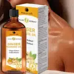 Huile de gingembre pressée à froid pour massage corporel, huile de racine de curcuma, huile d'amande douce, soin hydratant pour la peau sèche, adapté à tous les types de peau, adultes neutres 11