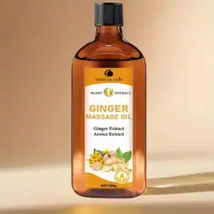 Huile de gingembre pressée à froid pour massage corporel, huile de racine de curcuma, huile d'amande douce, soin hydratant pour la peau sèche, adapté à tous les types de peau, adultes neutres 6