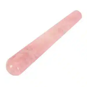Bâton de Massage en Quartz Rose naturel, visage, corps, yeux, cristal, pierre minérale, masseur, soins de santé pour la peau, Gua Sha, détox, Lifting, baguette Yoni 16